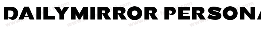 Dailymirror Persona字体转换